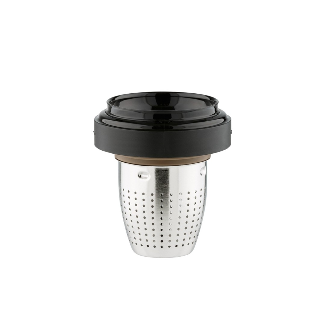 Термос из нерж. стали с ситом тм THERMOS TCMF-501, черный