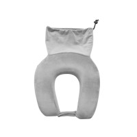 Подушка с эффектом памяти и вшитым чехлом "Stash & Snooze"