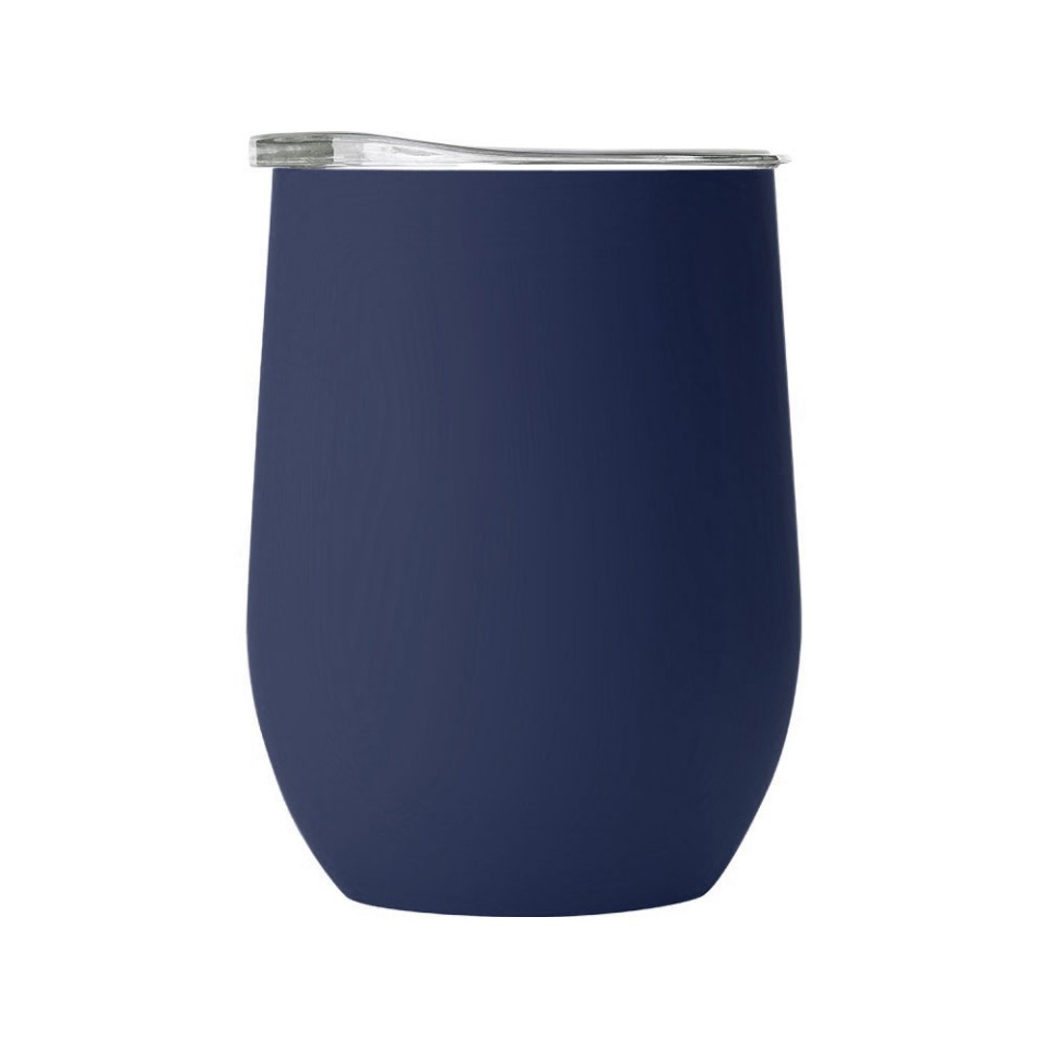 Термокружка "Vacuum mug C1", soft touch, 370мл, темно-синий