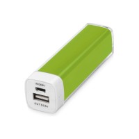Портативное зарядное устройство "Ангра", 2200 mAh, зеленое яблоко
