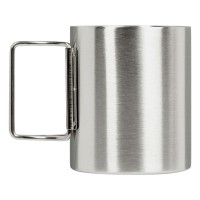 Стальная кружка с двойными стенками и складными ручками "Kamchatka"