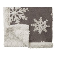 Плед Snowflake новогодний