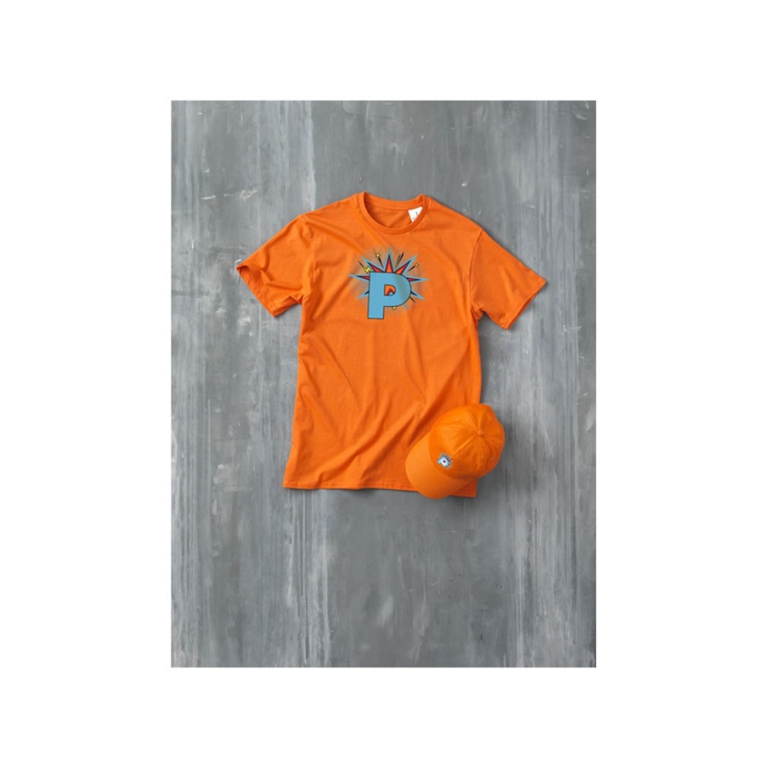 Мужская футболка Heros с коротким рукавом, оранжевый