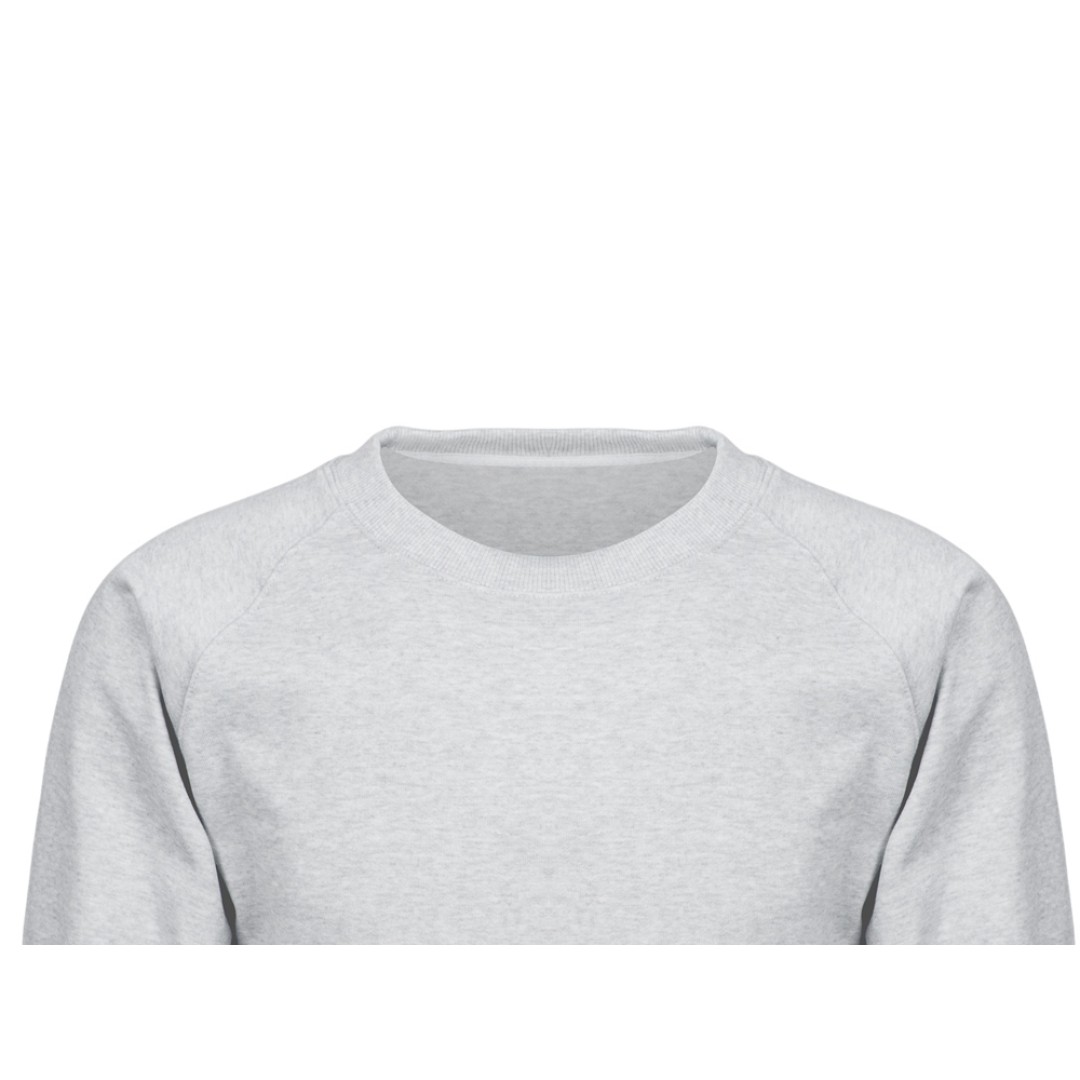 Свитшот оверсайз с рукавом реглан «Belgrade», унисекс, серый меланж