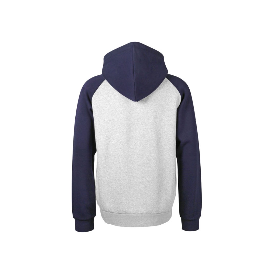 Толстовка с капюшоном «Dublin» мужская, темно-синий/серый меланж