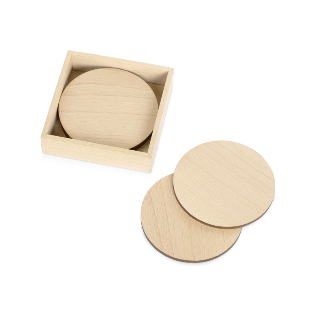 Набор круглых костеров на подставке "Drink"