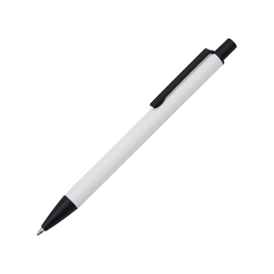 Ручка металлическая шариковая "Groove M Recy", белый