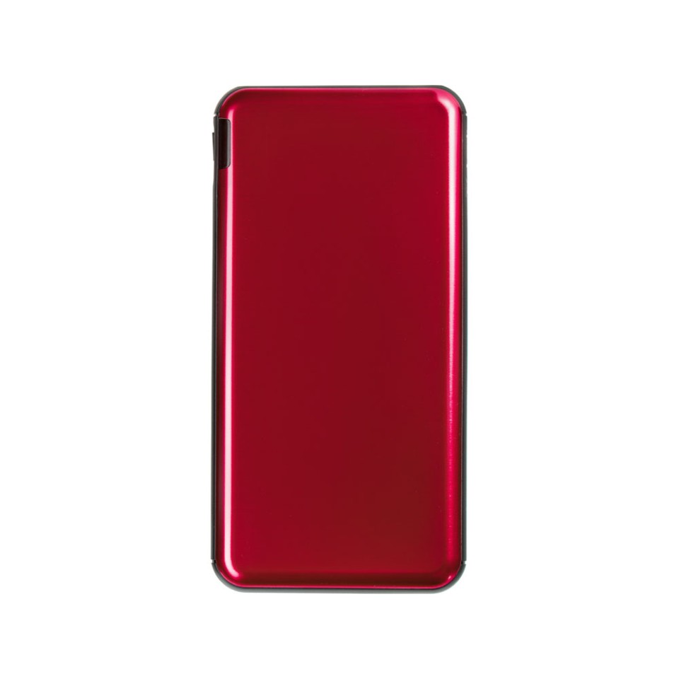 Внешний аккумулятор «Forge» v.2, металл, 10000mah, красный