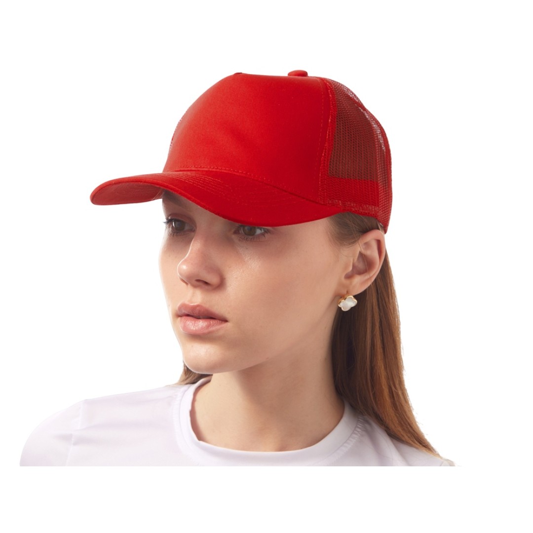 Бейсболка «Kansas», красный