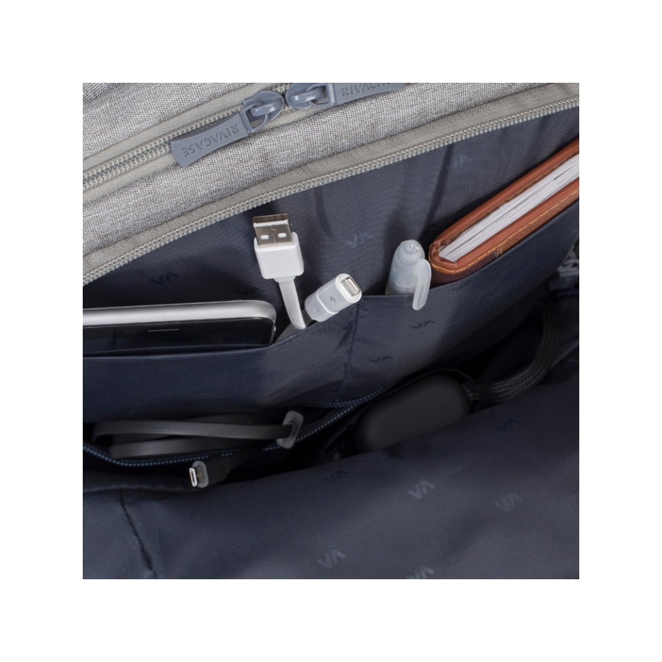 RIVACASE 7760 grey ECO рюкзак для ноутбука 15.6"