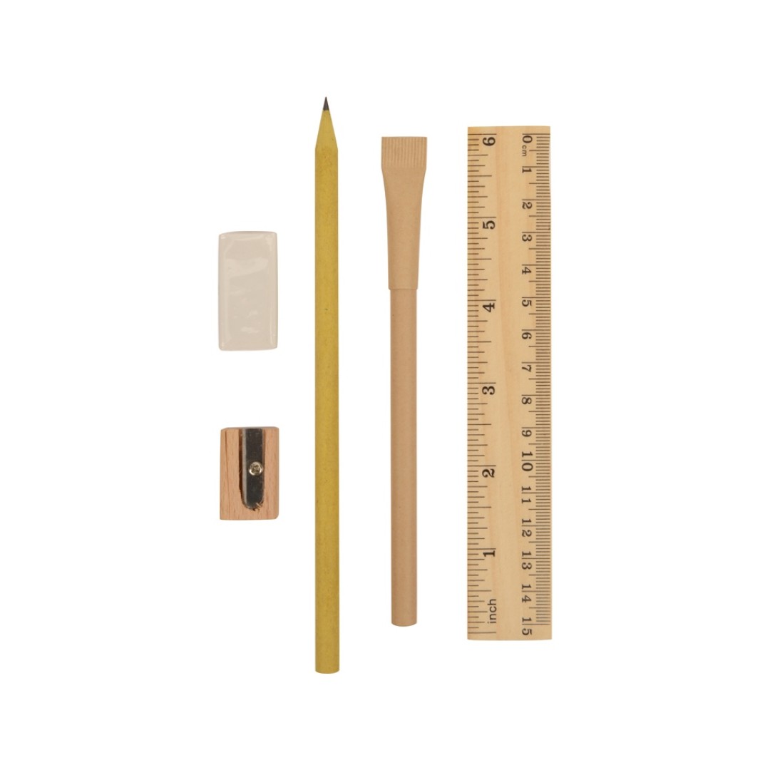 Набор канцелярский в пенале "Eco style"