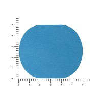 ПАТЧ ОВАЛ nubuk (голубой) 6,0 х 5,0 см