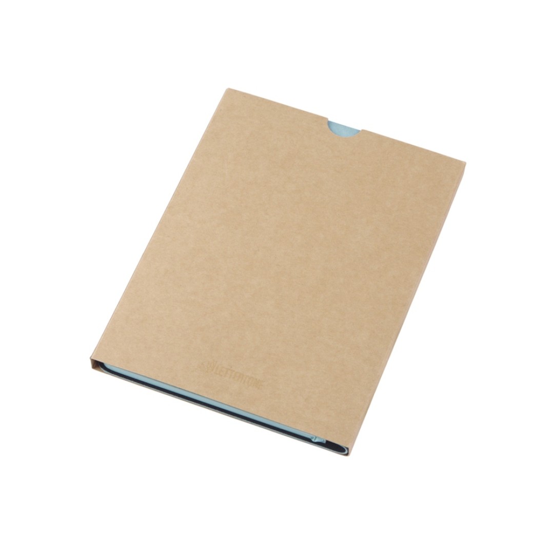 Блокнот А5 "Notepeno Max", 96 листов 80 гр/м2 белой FSC бумаги, цвет морской волны