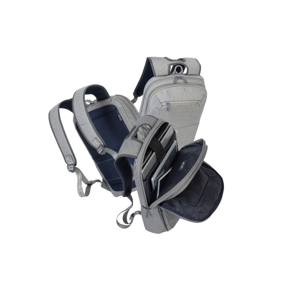 RIVACASE 7760 grey ECO рюкзак для ноутбука 15.6"