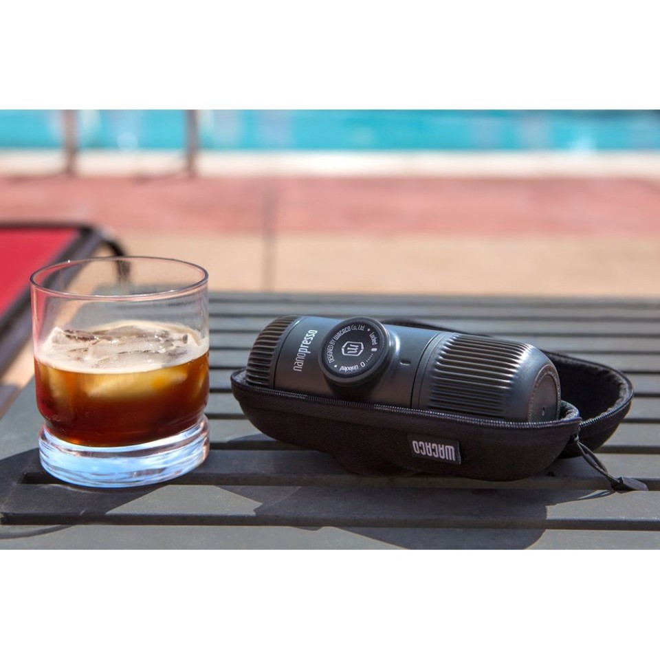 Ручная мини-кофемашина WACACO Nanopresso + кейс для хранения WCCNPHC