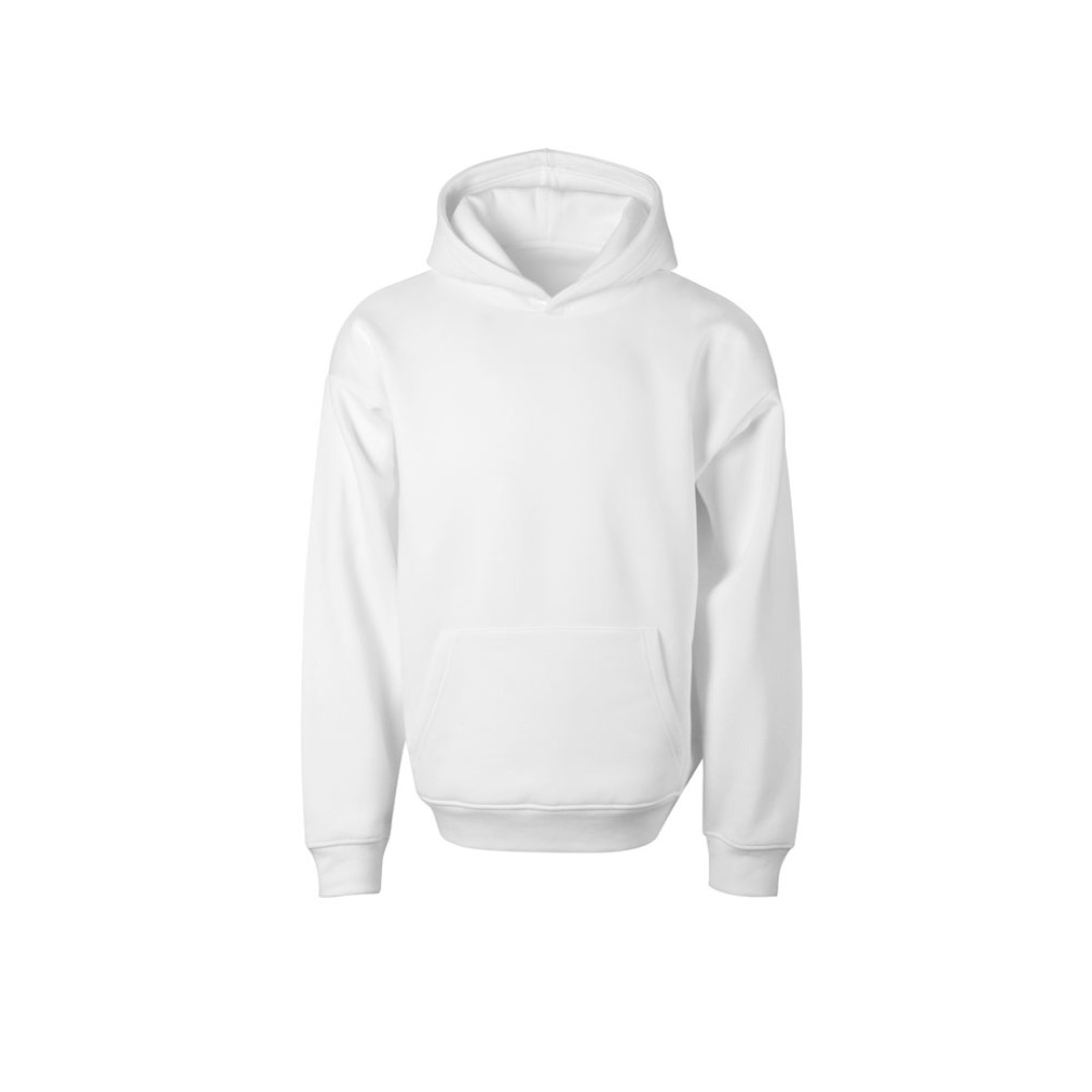 Толстовка с капюшоном оверсайз «Berlin» унисекс, белый