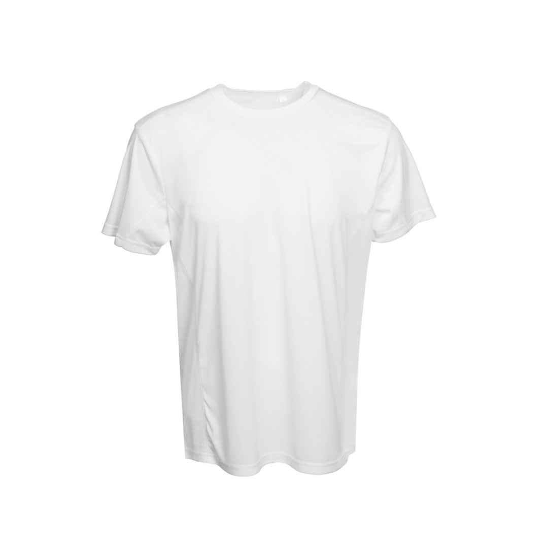 Мужская спортивная футболка Turin из комбинируемых материалов, белый