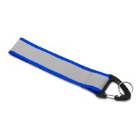 Светоотражающий брелок Reflector, серебристый/синий
