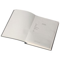 Бизнес блокнот "Supreme" с вставкой из софт-тача, гибкая обложка, 128 листов, синий