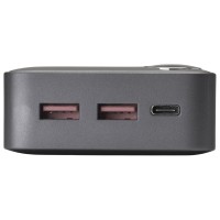 Внешний аккумулятор «Mild Pro» c быстрой зарядкой QC/PD, 20 000 mAh, серый