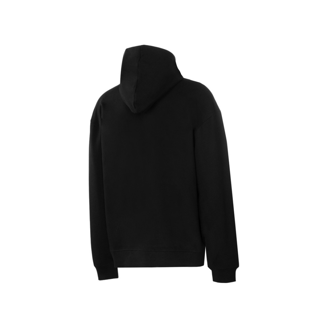 Толстовка оверсайз с капюшоном на молнии «Monaco», черный
