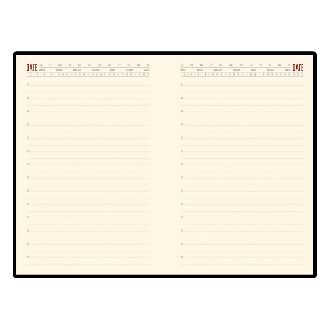 Ежедневник недатированный  А5 "LONDON" темно-зеленый