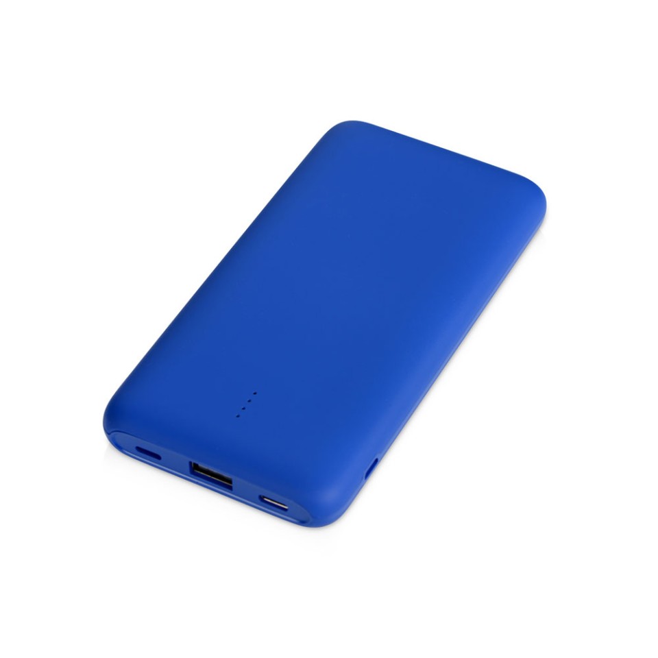 Внешний беспроводной аккумулятор с подсветкой лого «Reserve X» v.2, 8000 mAh, ярко-синий