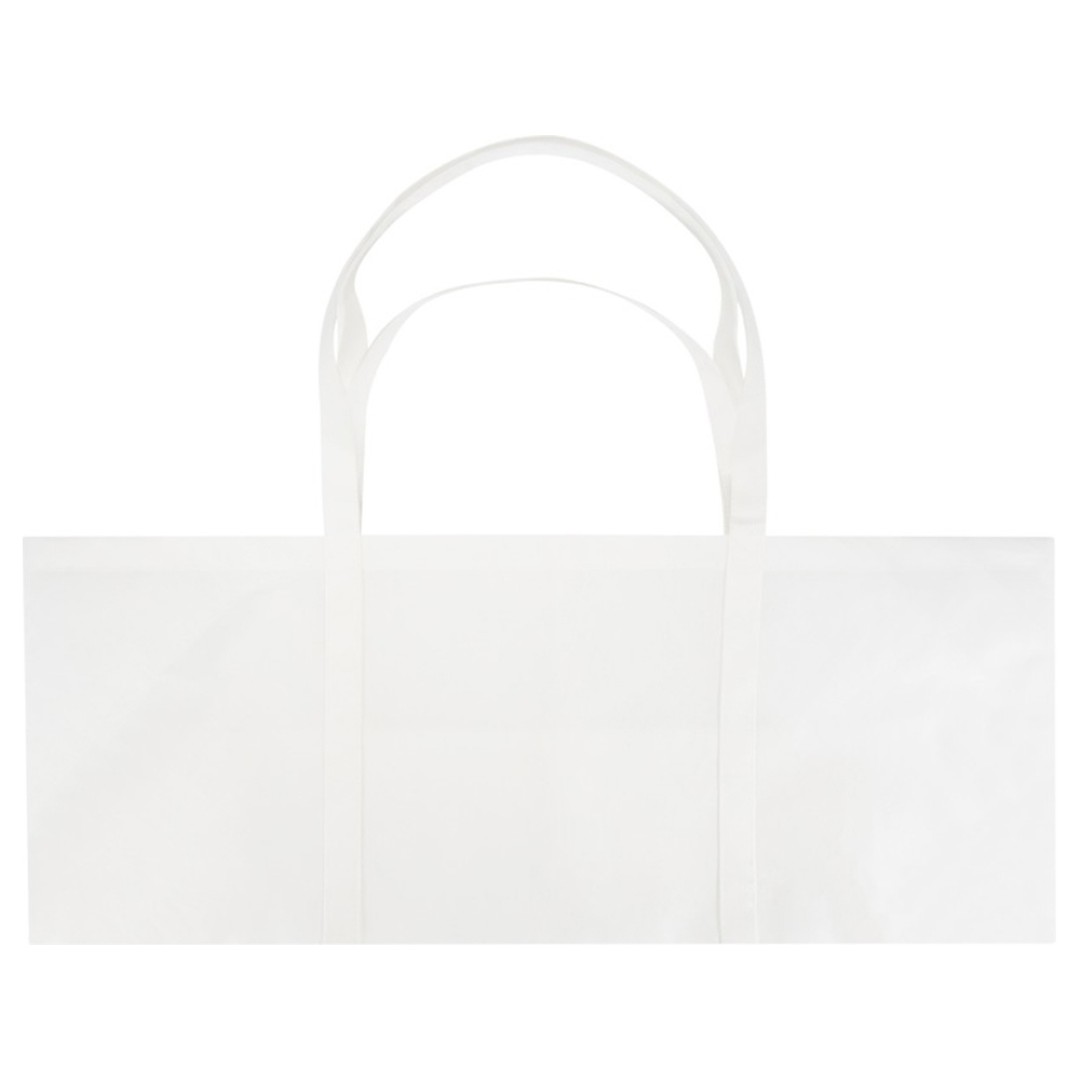 Jumbo эко-сумка очень большого размера из нетканого материала, объемом 65 л, белый