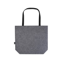 Эко-сумка фетровая «Felta» с широким дном , серый
