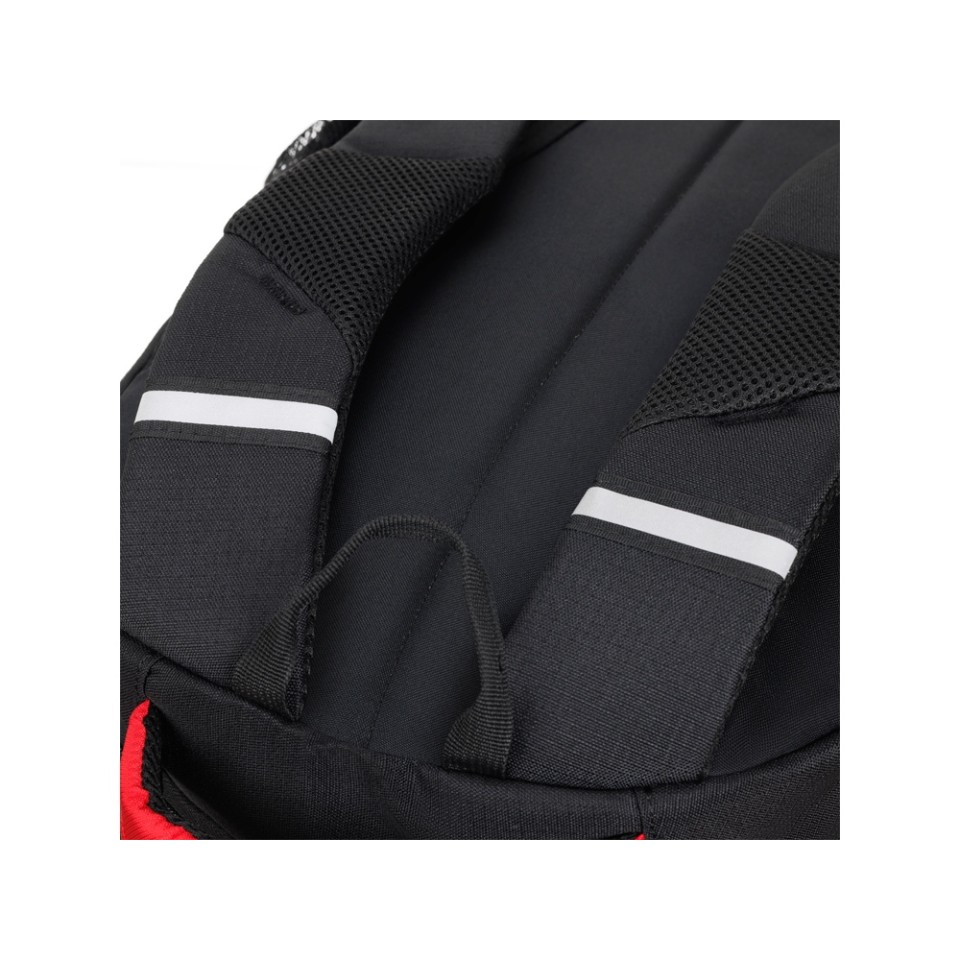 Рюкзак TORBER ROCKIT с отделением для ноутбука 15.6", черный/красный, нейлон, 32 х 14 х 50 см, 22л