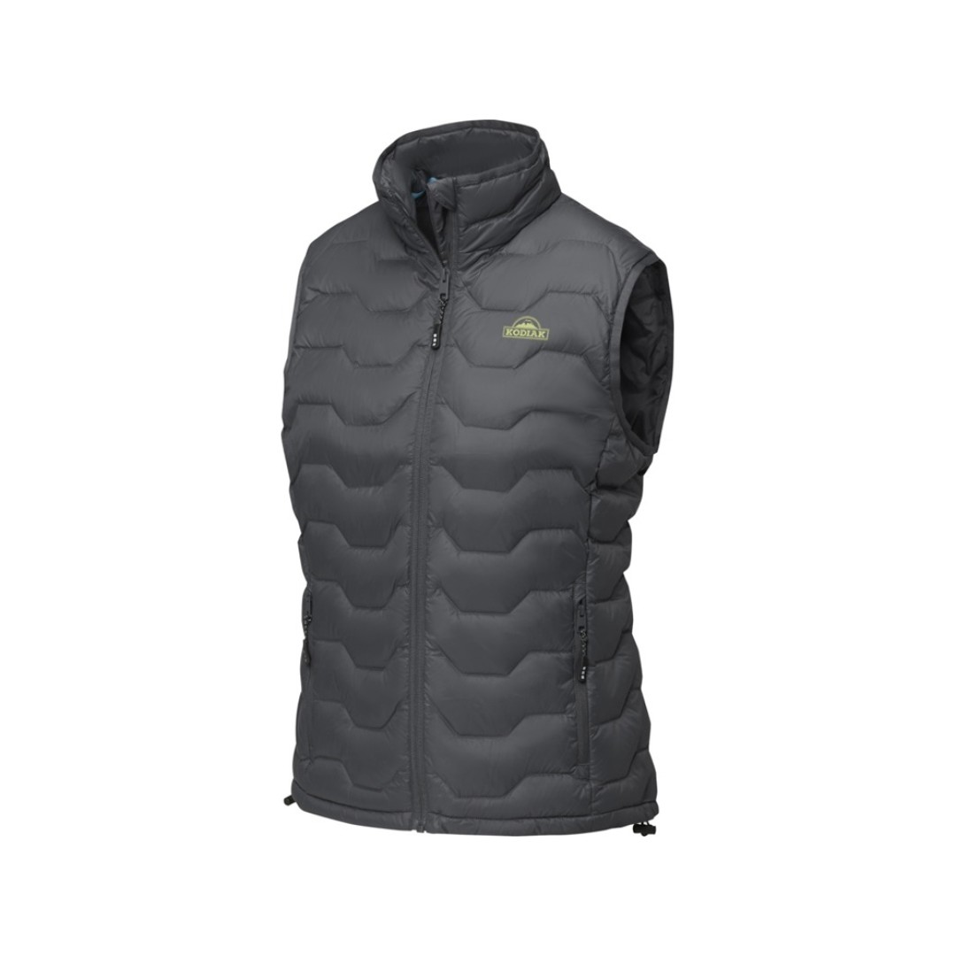 Женская утепленная телогрейка Epidote из материалов, переработанных по стандарту GRS - Storm grey