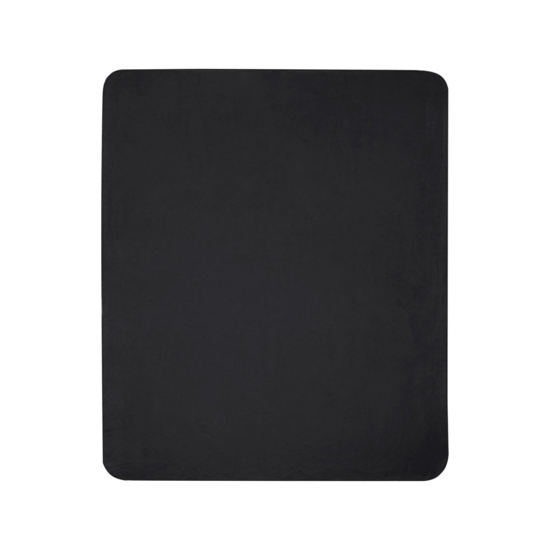 Плед Willow из флиса, вторичного ПЭТ, черный