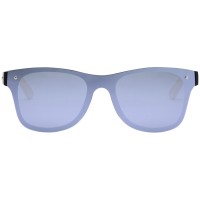 Солнцезащитные очки Tan с бамбуковыми дужками - Серебристый