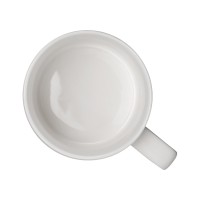 Кружка "Kerry", 410 мл, белый, с квадратной ручкой