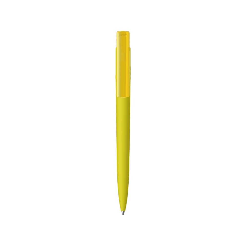Шариковая ручка "RECYCLED PET PEN PRO K transparent GUM" soft-touch, желтый