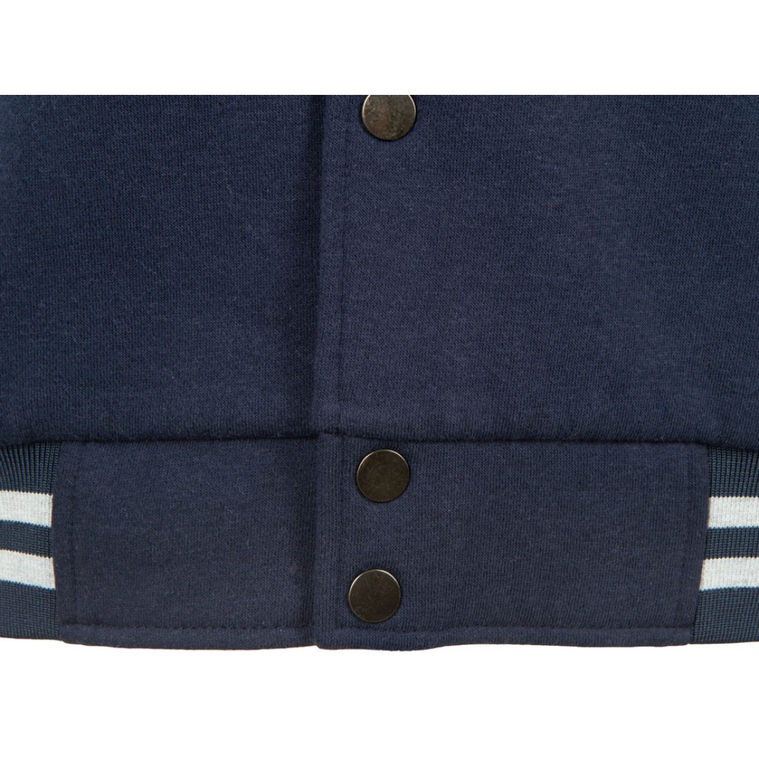 Бомбер «Oxford», темно-синий/серый меланж, унисекс