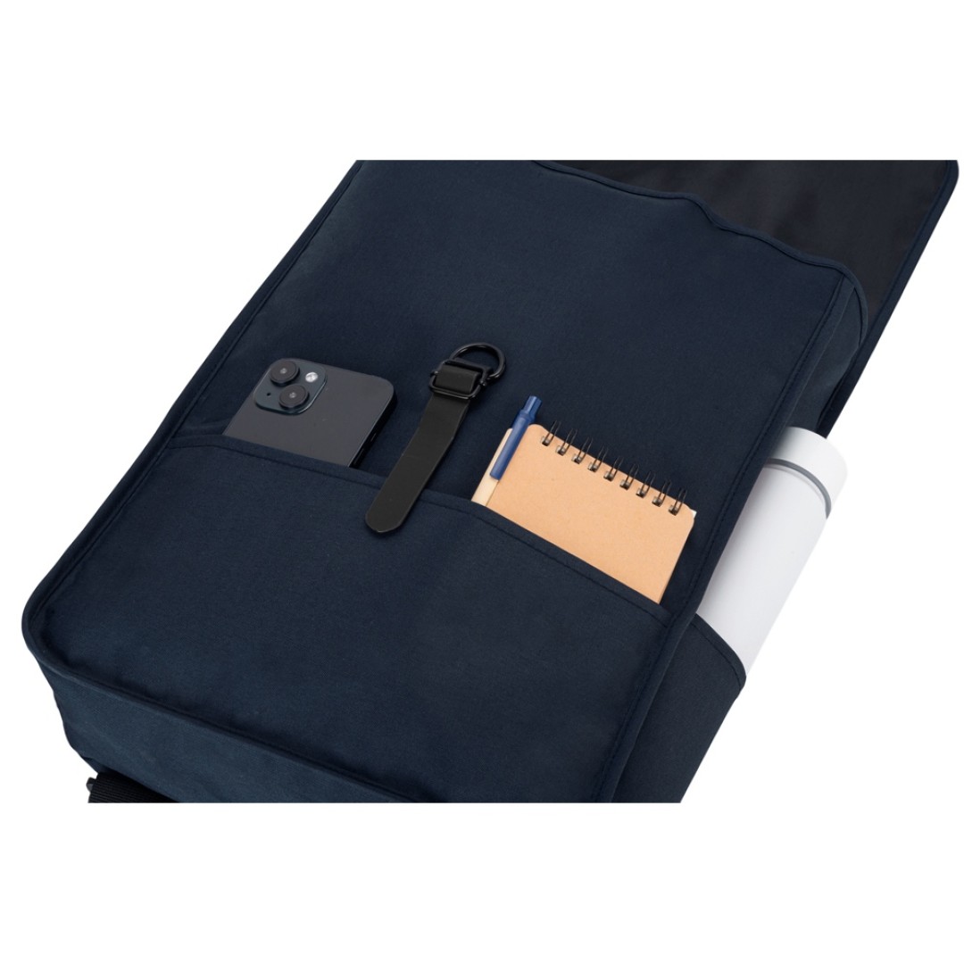 Рюкзак Rony из переработанного пластика, нейви