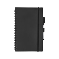 Pebbles Блокнот размером A5 из переработанной бумаги, черный