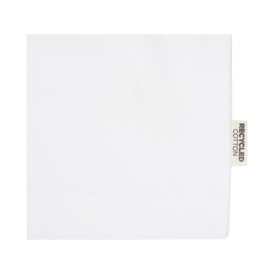 Madras эко- сумка с ластовицей из переработанного хлопка, сертифицированного согласно GRS, плотностью 140 г/м2 - Белый