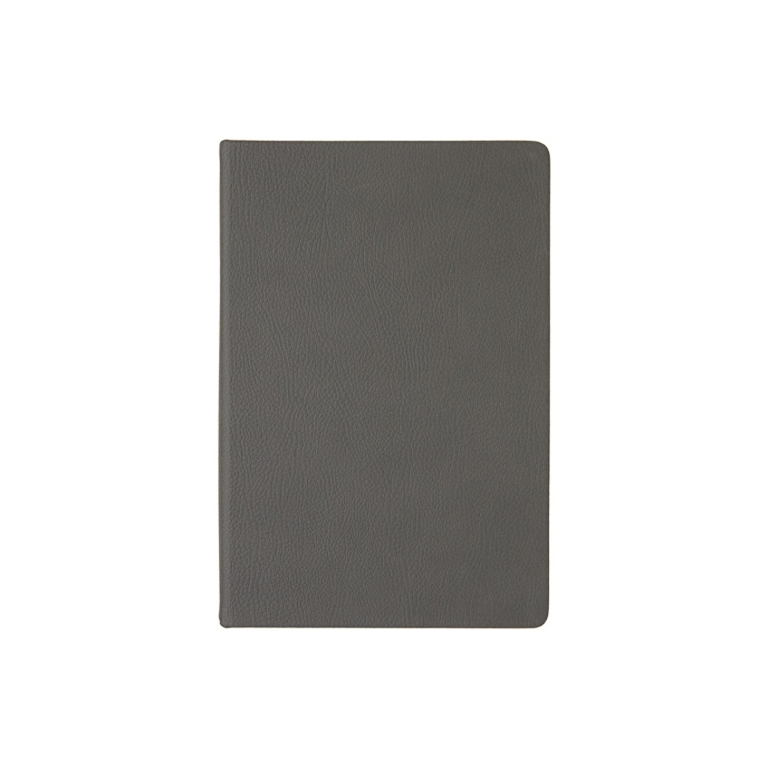 Ежедневник недатированный А5 "Megapolis Nappa", графитовый серый