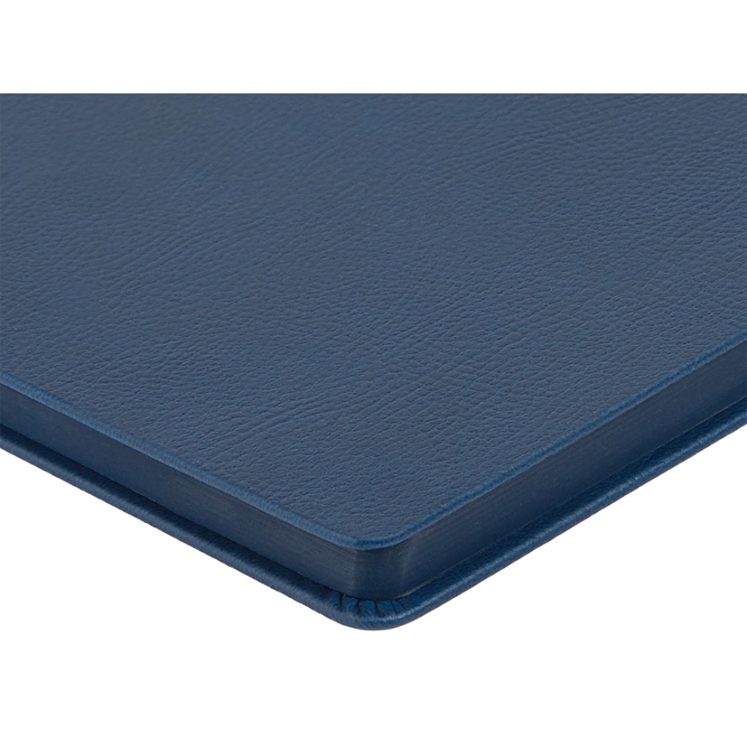 Ежедневник недатированный А5 "Megapolis Nappa", темно-синий