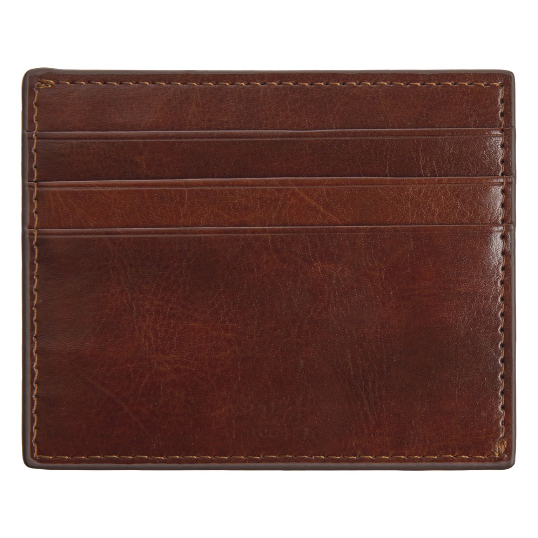 Картхолдер для 6 пластиковых карт с RFID-защитой "Fabrizio", коричневый
