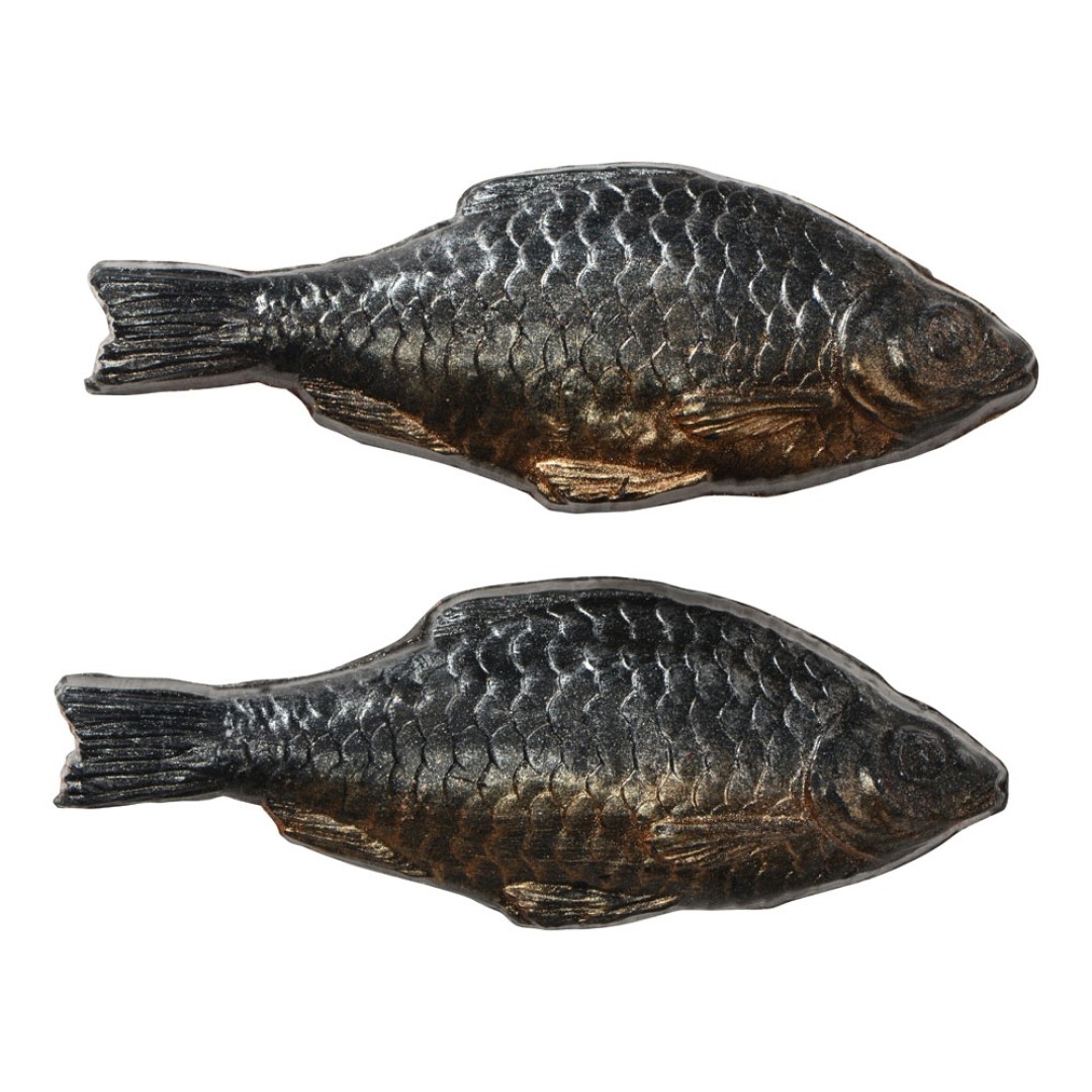 Набор мыла ручной работы "Пиво и рыба", в деревянной коробке