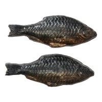 Набор мыла ручной работы "Пиво и рыба", в деревянной коробке