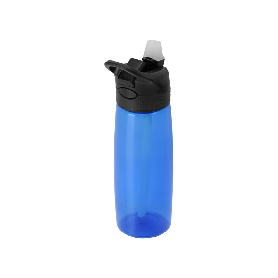 Бутылка c кнопкой "Tank", тритан, 680мл Waterline, синий