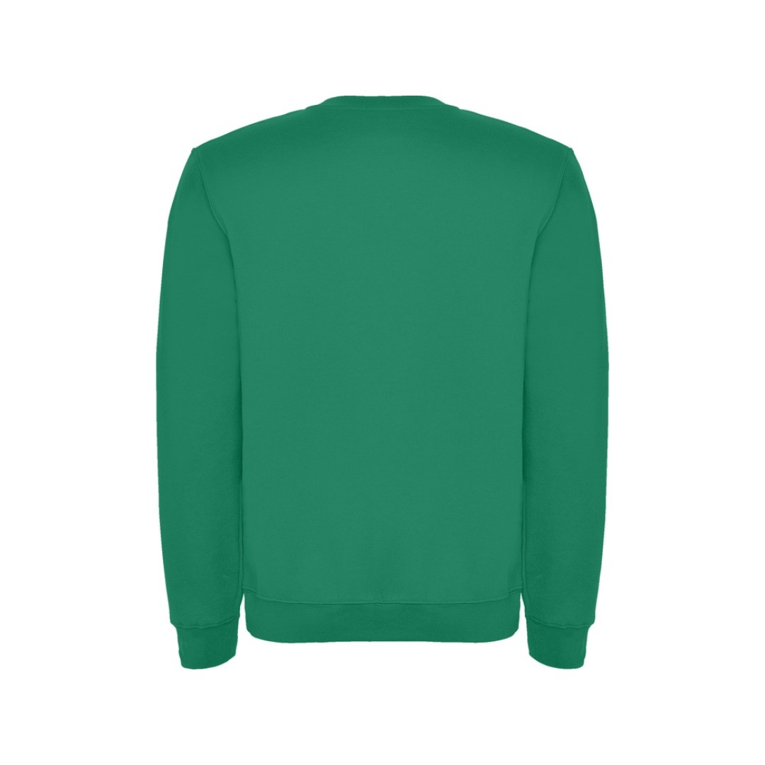 Свитшот с начесом "Clasica" унисекс, зеленый