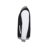 Бомбер утепленный «California» унисекс, черный/белый