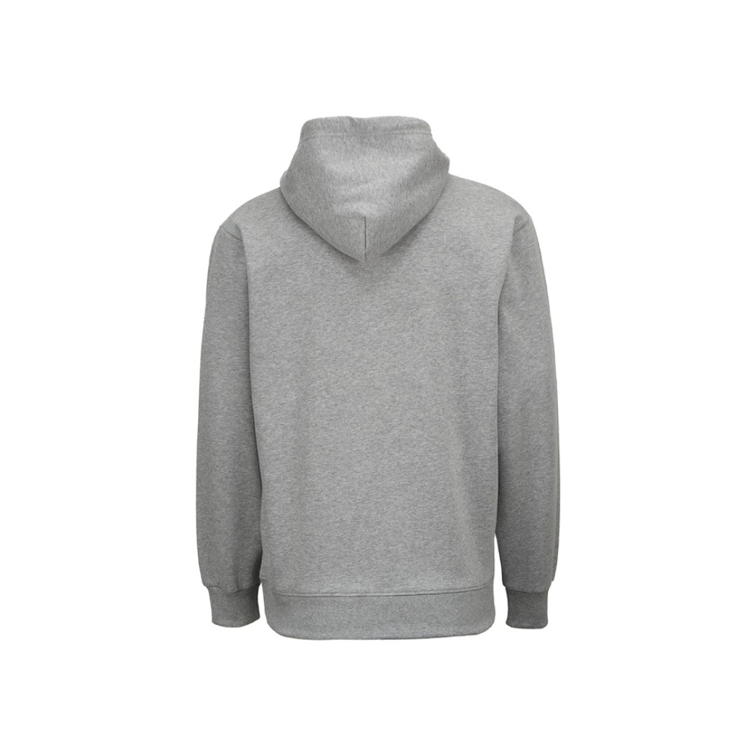 Толстовка с капюшоном оверсайз «Lisbon» унисекс, серый меланж