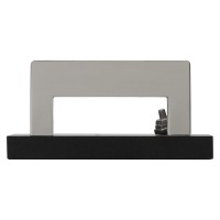 Подставка для визиток "Круиз", серебристый/черный