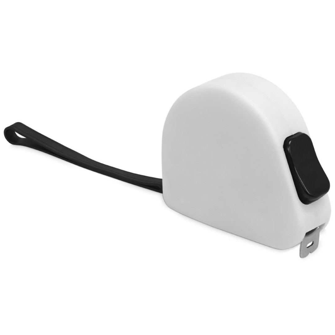 Подарочный набор с ручкой и рулеткой, белый/черный